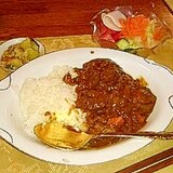 少しピリ辛、でもコクがある洋風カレー！